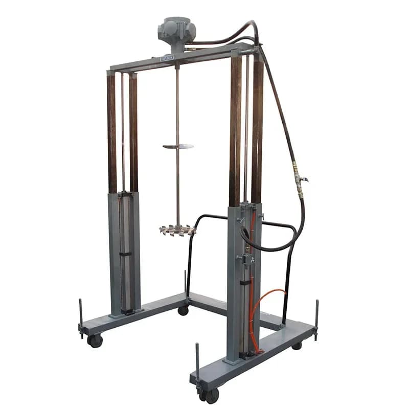 20L pneumatic paint mixer, Taiwan oil-pneumatic lift mixer, vertical lift pneumatic mixer