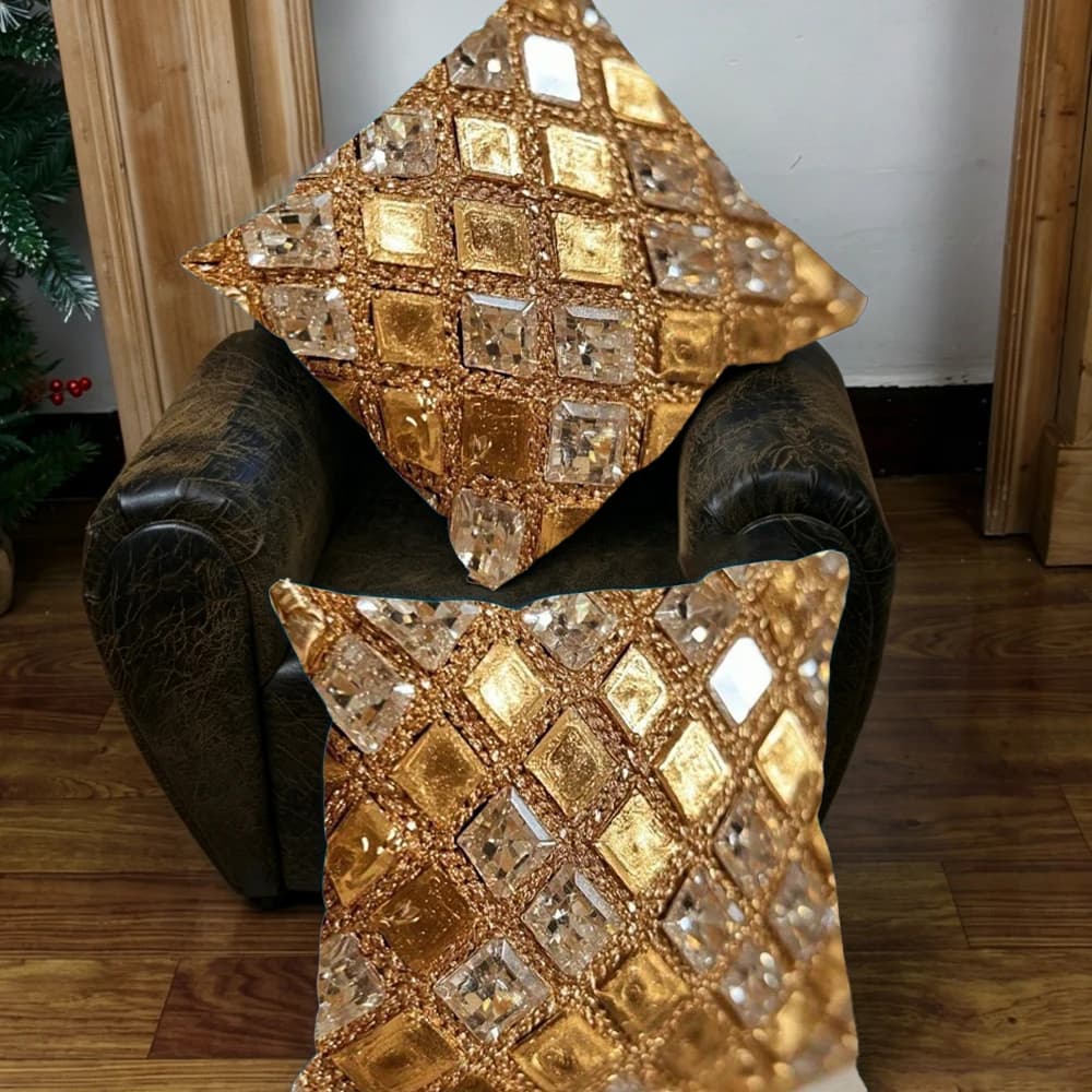 Shiny Print Pillow Cover Funny Cushion Cover for Living Room Sofa Throw Pillow Covers 45x45cm Pillowcase Bedroom Room Decoration