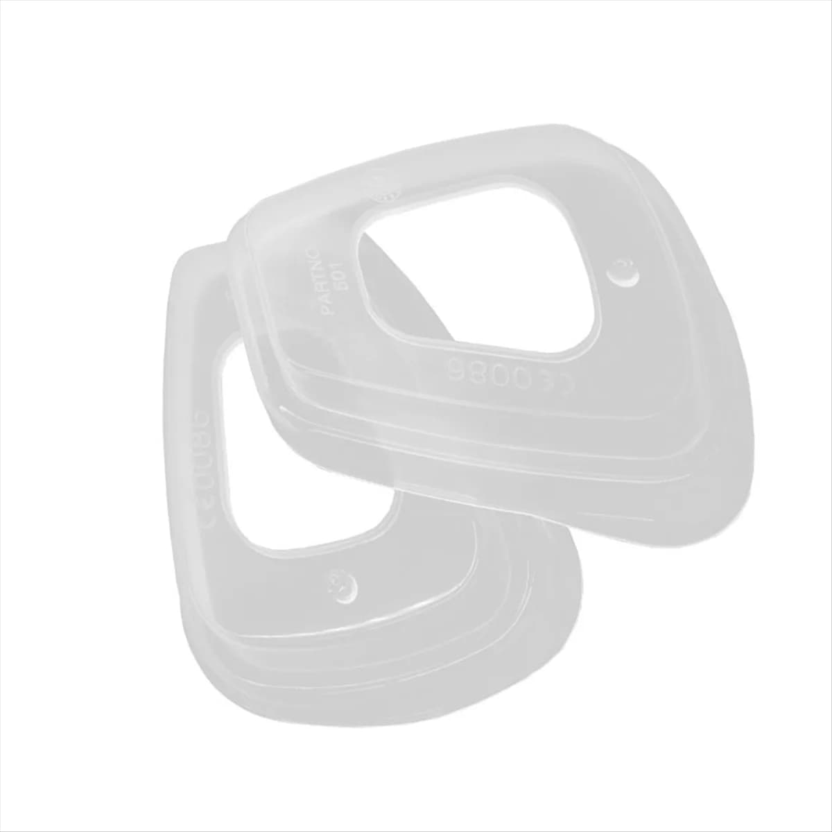 Nuovo fermo filtro 501 per respiratori riutilizzabili 3M, scatola filtro utilizza accessori per elementi maschera antigas, 2 pezzi