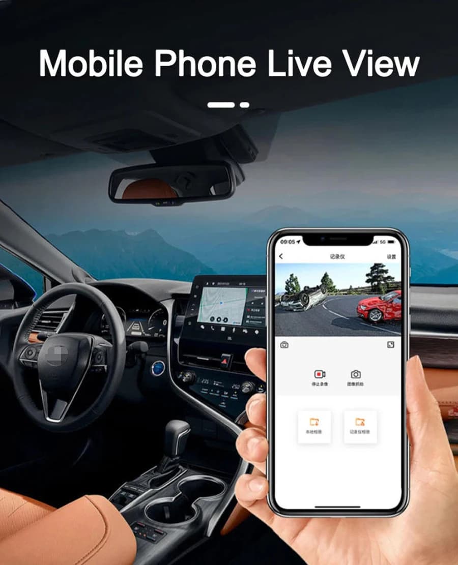 Video Recorder for Auto 4K Plug and Play for WEY MPV Poating 2024, WiFi DVR Camera with Night Vision