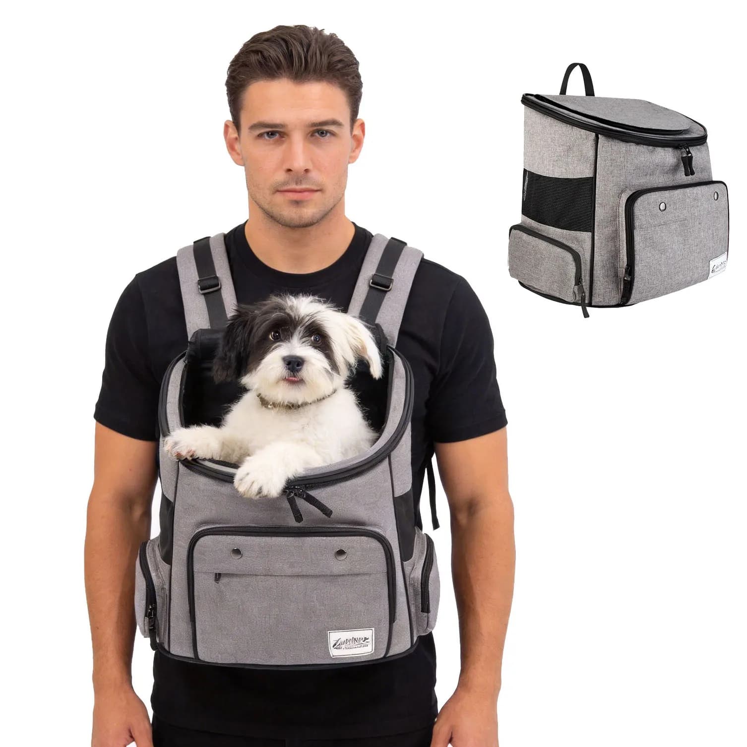 EdenPetz Portable Pet Carrier Backpack for Dog Cat Large Capacity Breathable Mesh Outdoor Travel Camping Hiking Dog Supplies