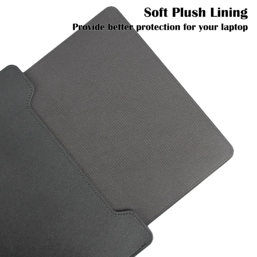 13 15 inch Adjustable Stand Laptop Sleeve with Mouse Pad Shockproof Tablet Case Colorful PU Leather for HP/Dell/Surface