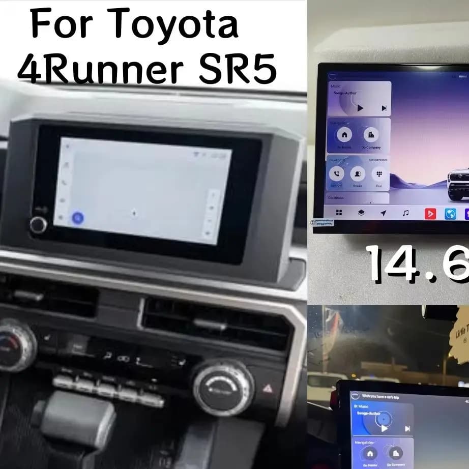 Android 13 Car Radio For Toyota Tacoma 4Runner 2024 2025 Car Multimedia Video Player GPS Navigation Wireless Carplay Unit 4G