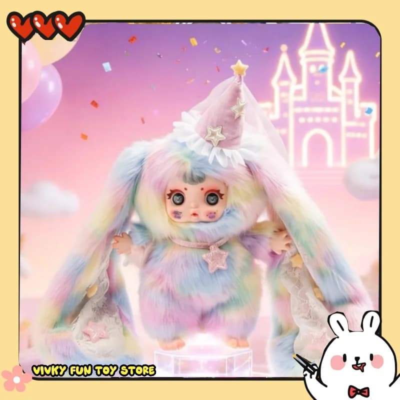 Mmsugerbaby Sweet Dream Kingdom Blind Box 600 Limited Plush Doll Dark Queen Rabbit Frog Style Collectible Toy for Doll Lovers