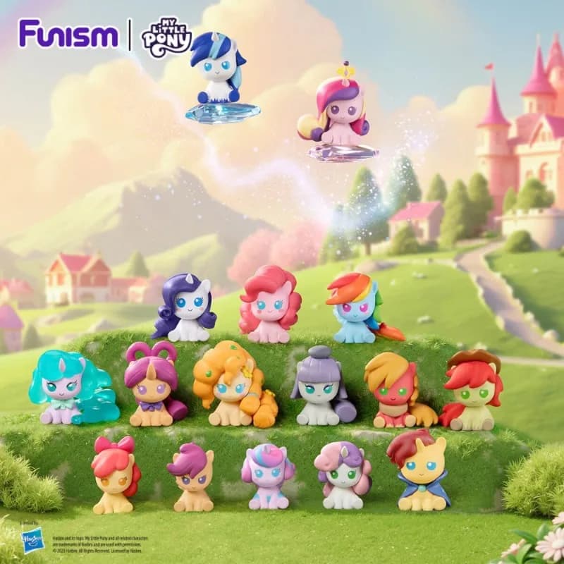 FUNISM My Little Pony Home is Protection Series Magic Bottle Series Blind Box Figures Action Toys Figure Birthday Gift Kid Toy
