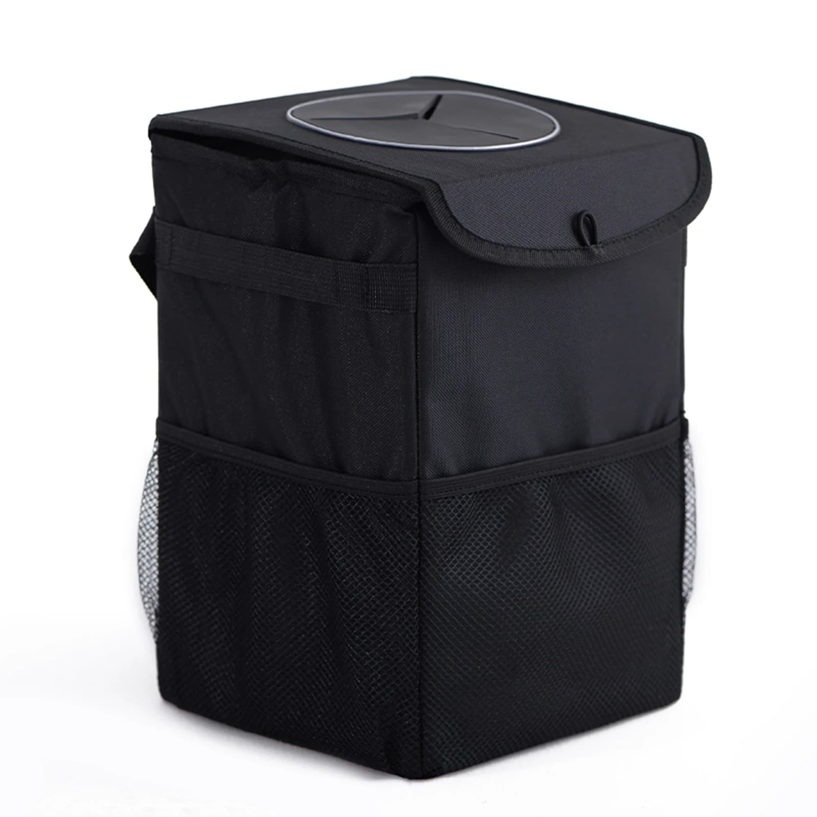 Cestino Universale per Auto con 3 Tasche, Borsa Pieghevole per Sospensione Auto, Sacchetto Portaoggetti per Sedile Posteriore, Borse Porta Rifiuti per Interni Auto