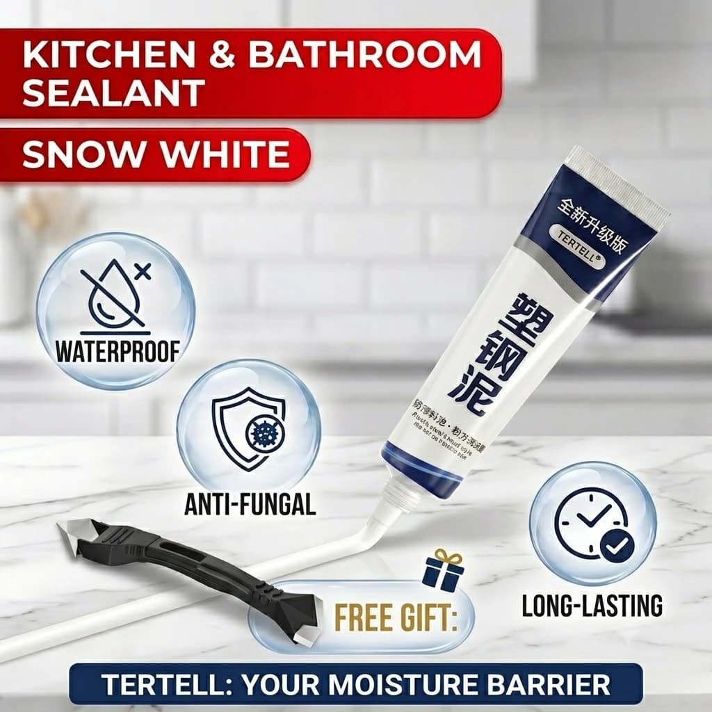 150ml Plastic Steel Mud Waterproof Glue Kitchen Bathroom Anti-mildew Glue Epoxy Resin Leak Plugging and Caulking Sealant Home