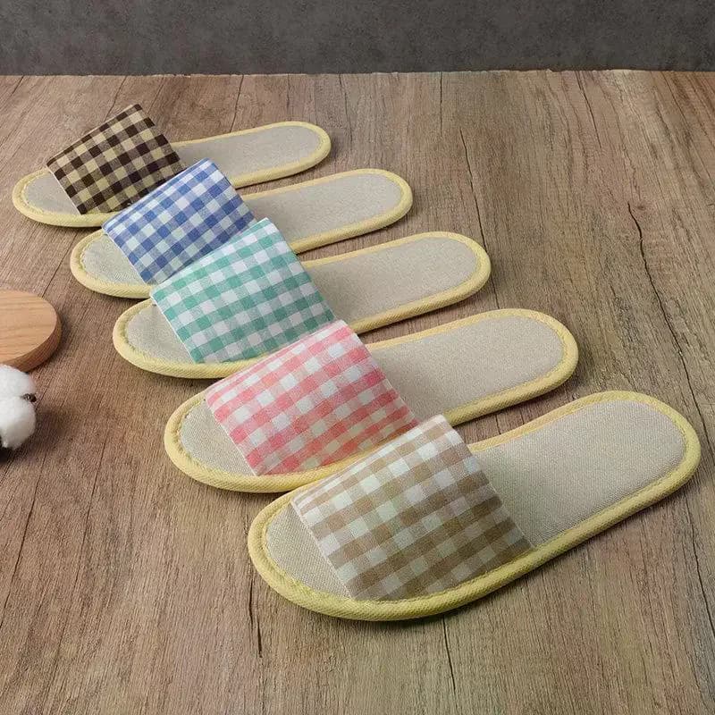 Pantofole monouso per camere d'albergo, realizzate in materiale leggero e usa e getta, 10 paia