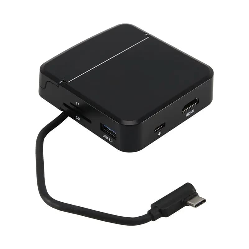Super Deal -8 In 1 USB C HUB Docking Station Phone Stand Dex Pad Station USB C To -Compatible Dock Power Kit For Mac