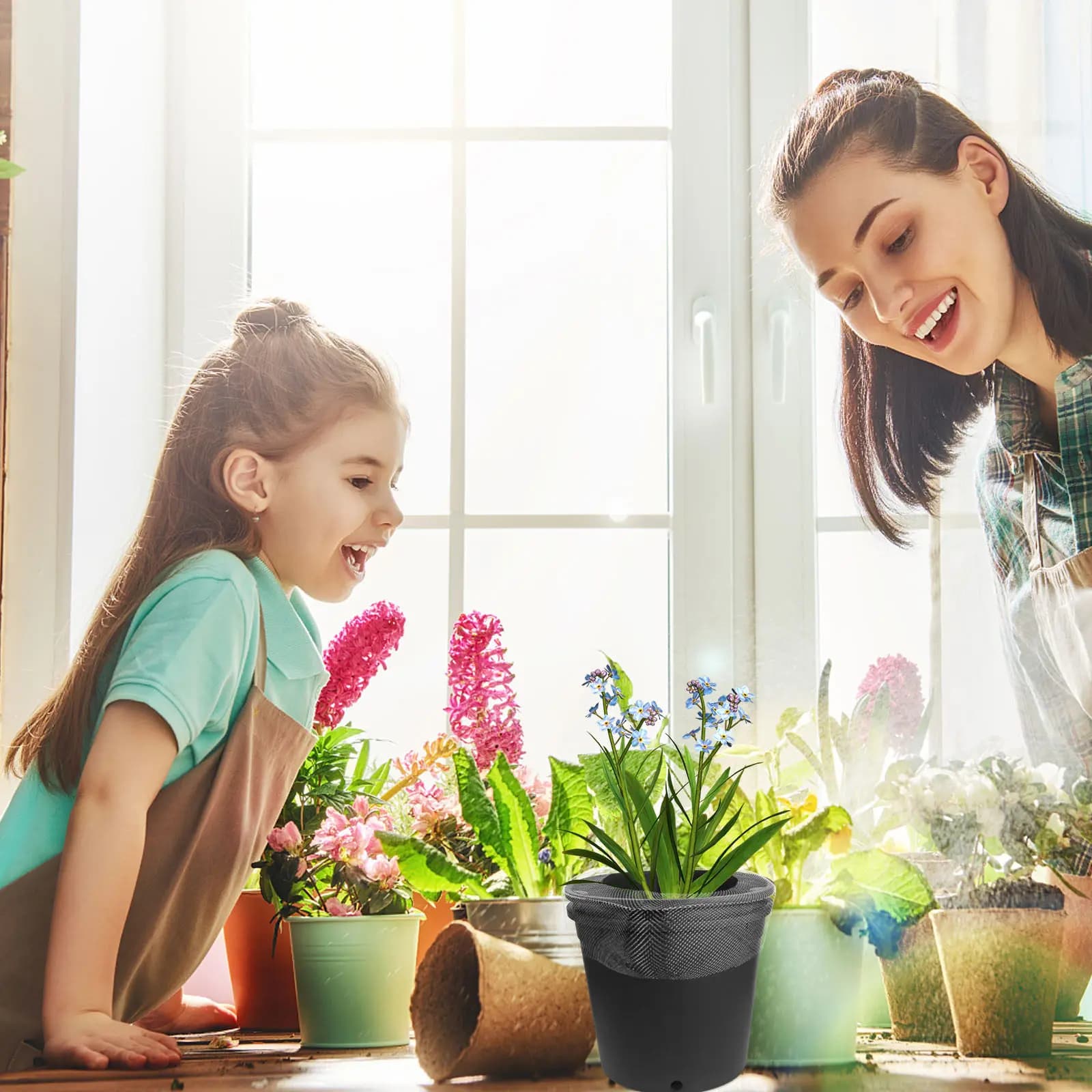 Protezione Elastica per Vasi, Rete di Protezione Sostituibile per Piante, Rete per Bonsai per Uso Quotidiano, Copertura a Rete per Vasi di Fiori