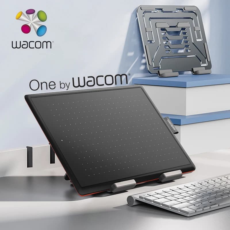 Tavoletta grafica Wacom CTL-672 10.9x7.4 Ins per disegnare pittura e gioco OSU, supporto per Tablet con penna a 2048 livelli sistema operativo Android/Windows/Mac