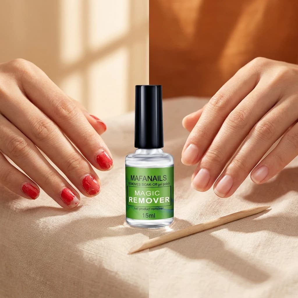 Rimuovi Colla per Unghie Professionale a Riscatto Rapido, Gel Smalto Peel-Off, Design Delicato e Sicuro per Manicuristi e Uso Domestico