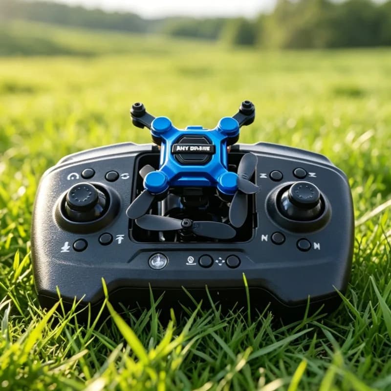 Mini Drone Pieghevole Anti-Zanzare con Telecamera Aerea, Elicottero Giocattolo Telecomandato per Studenti e Bambini
