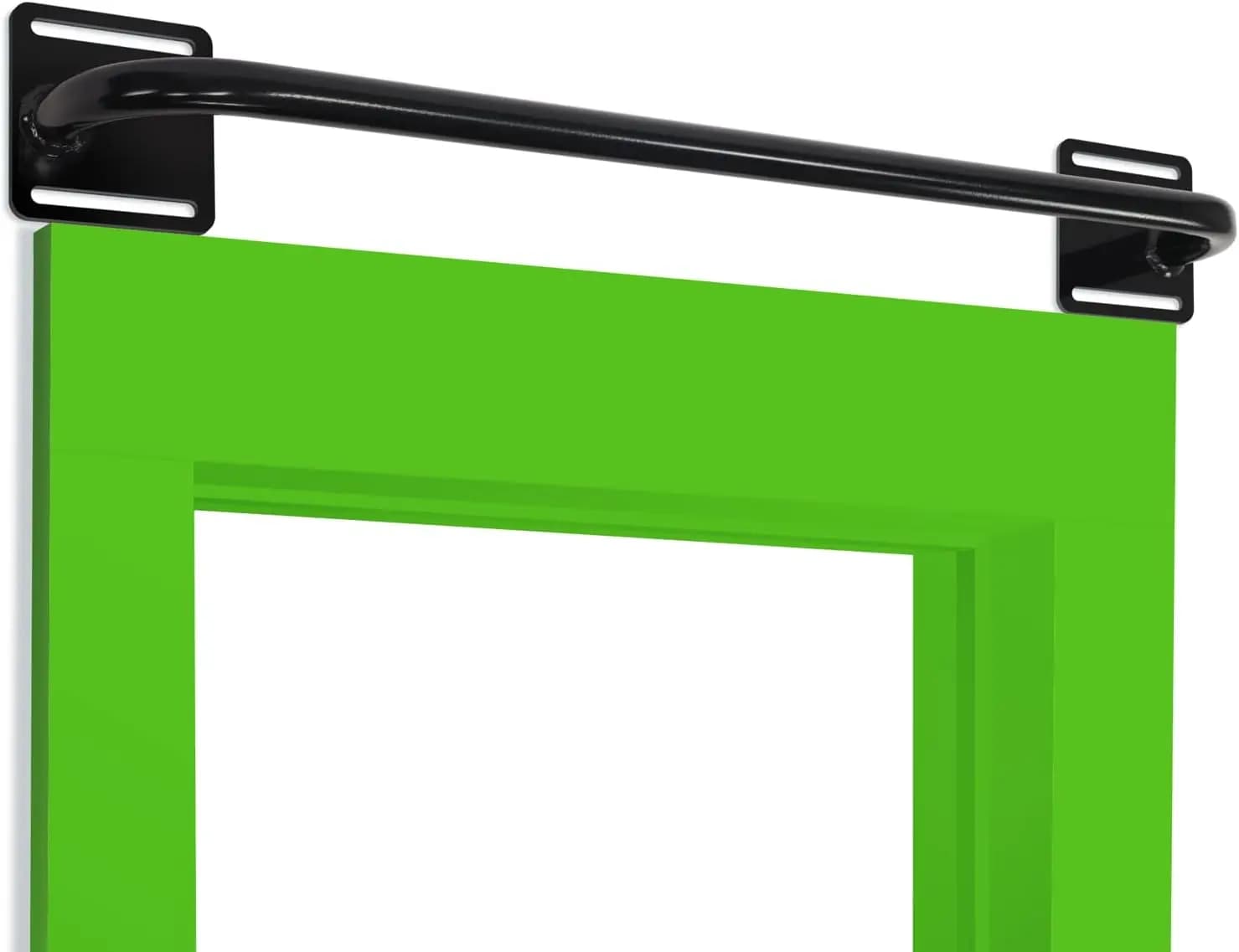 Traction bar for wall mounted door, classic straight bar