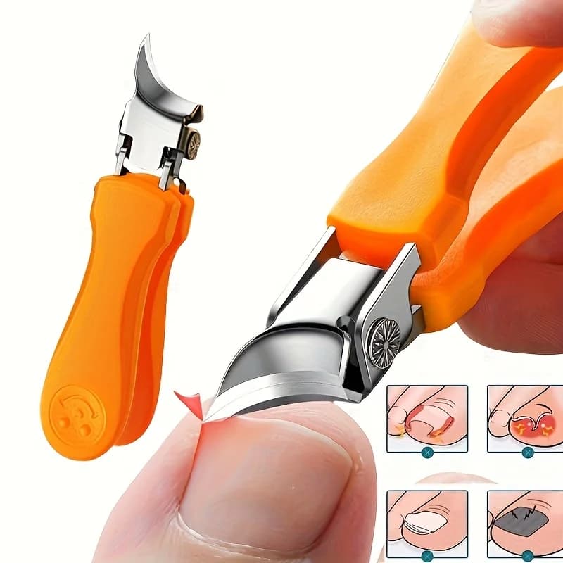 Tagliaunghie professionali per unghie spesse e dure Design antispruzzo con ampia apertura Design moderno con lama ultra affilata