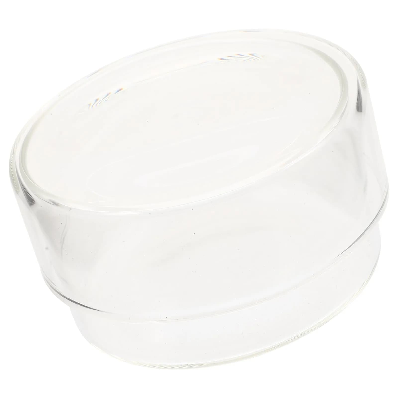 Clear Glass Canister with Lid Airtight Seal for Loose Tea Candies Herbs Dried Fruit Coffee Beans Crafts Jewelry Reusable