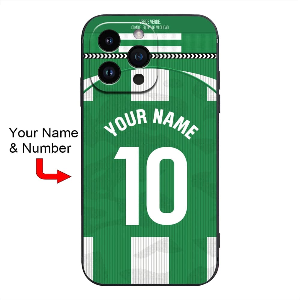 25 Spagna Siviglia B-Betis VERDIBLANCOS Custodia Cover per iPhone 17 Air 16 15 14 Pro Max 13 12 11 Mini X XS XR 7 8 6S Plus SE