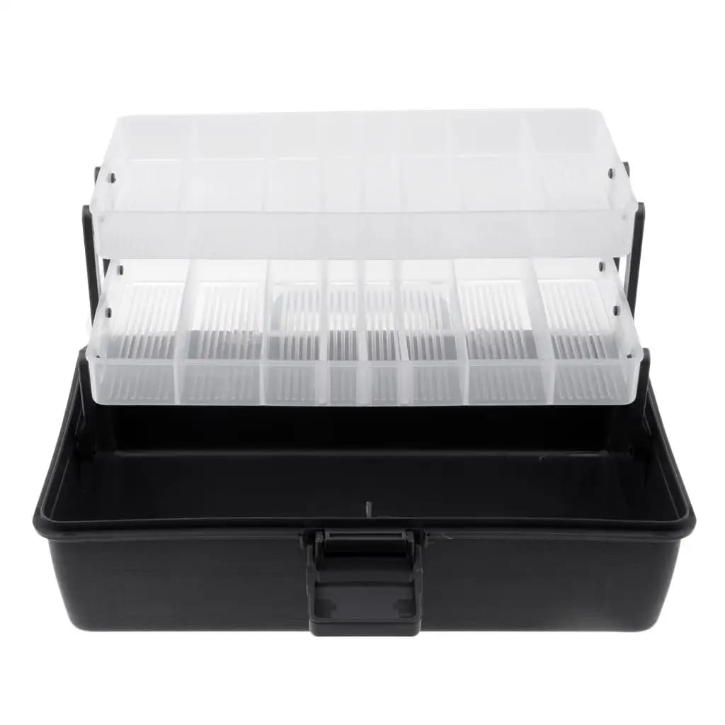 3 Layers Large Fishing Equipment Box Handle Fishing Box Carp Fishing Accessories Catch Fishing Case Fishing Equipment Fishing 29.4x17x14.5cm