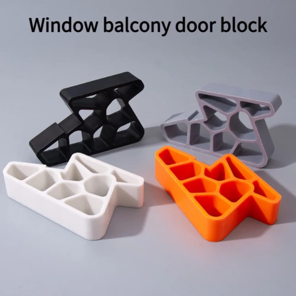 1 Pezzo Fermaporta Resistente Antiscivolo per Balcone e Finestra, Facile da Installare per Casa, Ufficio, Bagno, Cucina