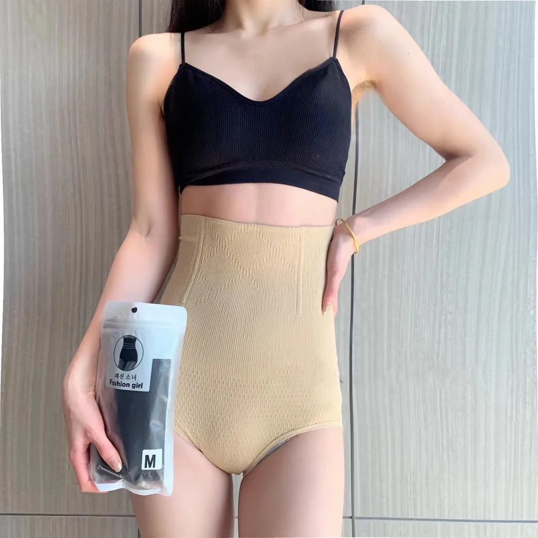 Mutande Modellanti a Vita Alta con Controllo Pancia, Slip Contenitivi Senza Cuciture per Donna