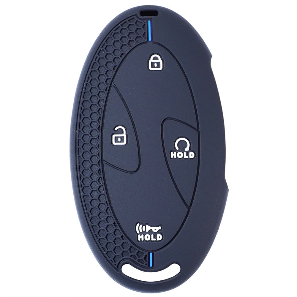 Custodia Protettiva in Silicone per Chiave Auto Compatibile con Hyundai Sonata Ioniq 6 Grandeur GN7 Azera Telecomando Ovale