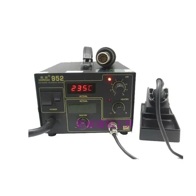 Nuova stazione di rilavorazione SMD BGA 2 in 1 per saldatura Gordak 952V da 270 W, 6 pezzi
