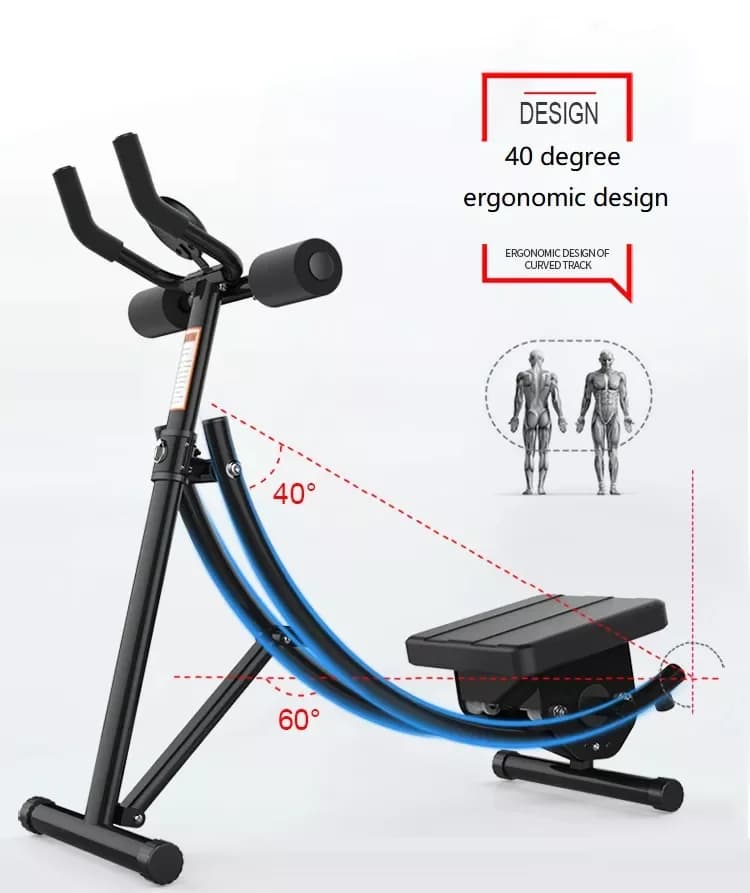 Abdominal machine equipment with volume rotation for body building submachine AB 2