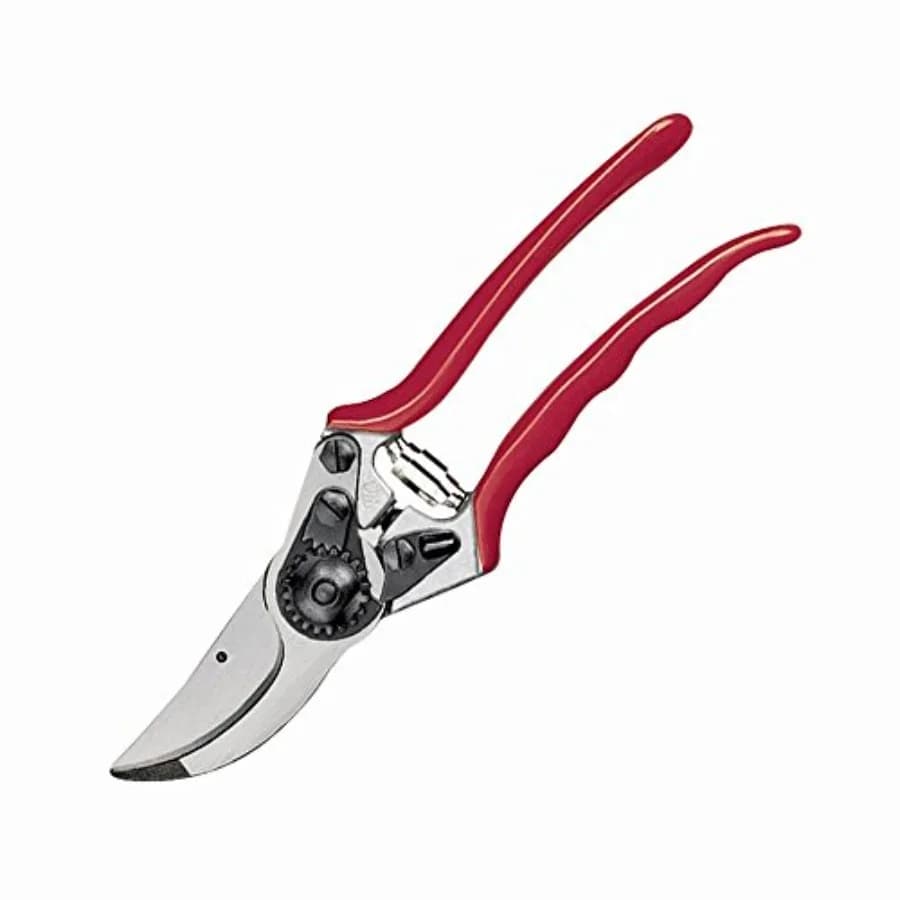 Forbici da Potatura F 11 - Cesoie da Giardino Monomanuale ad Alte Prestazioni di Produzione Svizzera con Lama in Acciaio Argento per Giardinaggio di Precisione