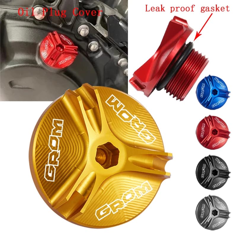 For Honda GROM MSX125 MSX 125 Grom 2013-2025 Motorcycle CNC Engine Oil Filler Cover Protection Accessories