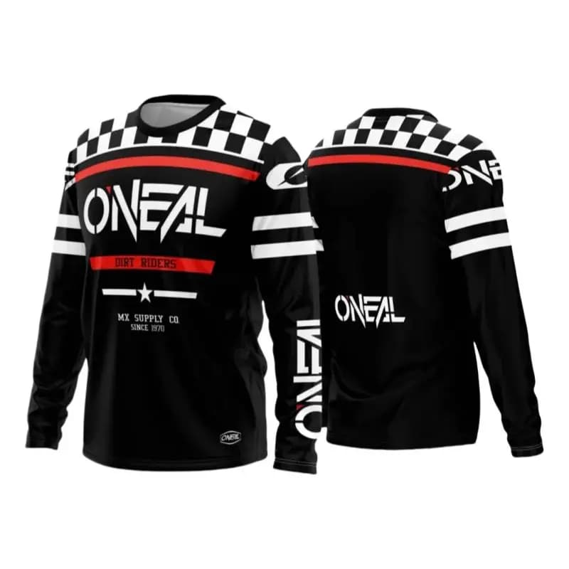 T-shirt a maniche lunghe stile motociclista autunnale universale per uomo e donna, stile ampio, comodi abiti da equitazione traspiranti