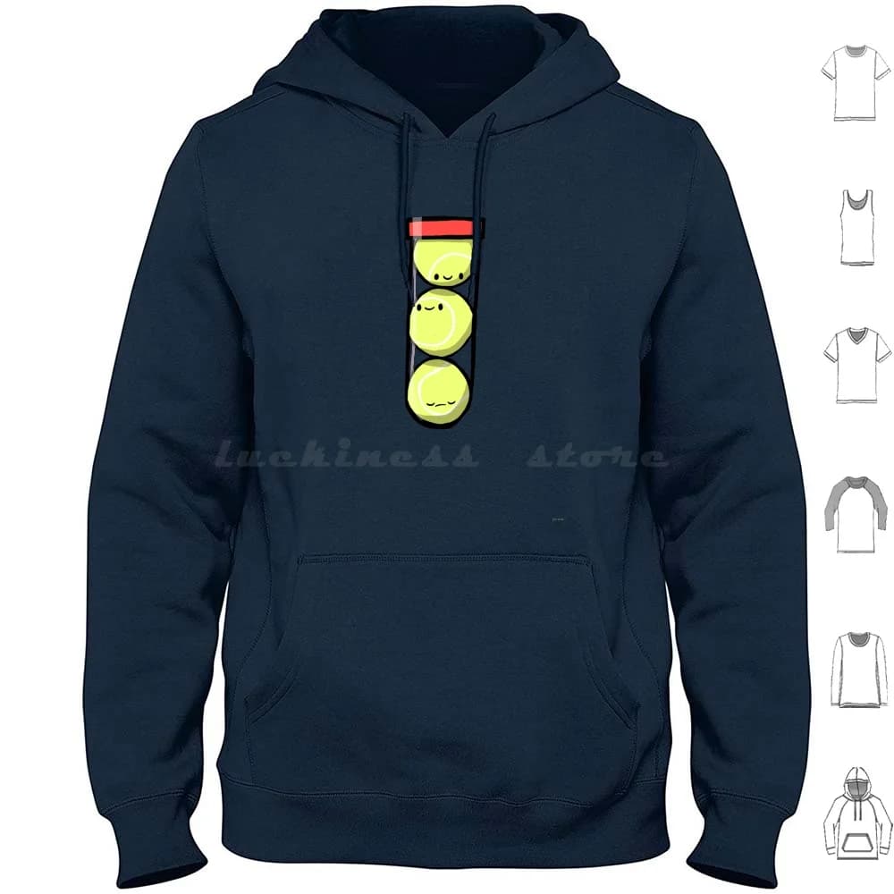 Tre boccioli da tennis Felpa con cappuccio in cotone a maniche lunghe Palline da tennis Australian Open