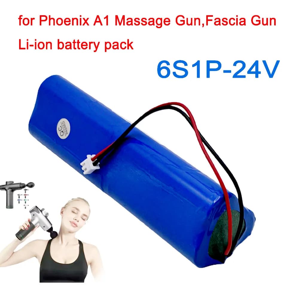 24V 2500mAh per pistola da massaggio, pistola per fascia, motore per tapparella solare Velux SSL, sostituzione della batteria dell'azionamento dell'otturatore a rullo
