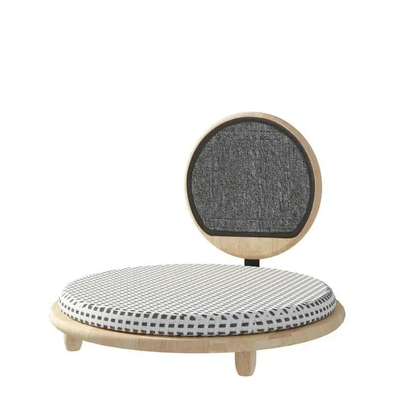 All Seasons Universal Removable Washable Eco-friendly Rubber Wood Modern Pet Bed Small Size Cat Dog Nest Carton Christmas