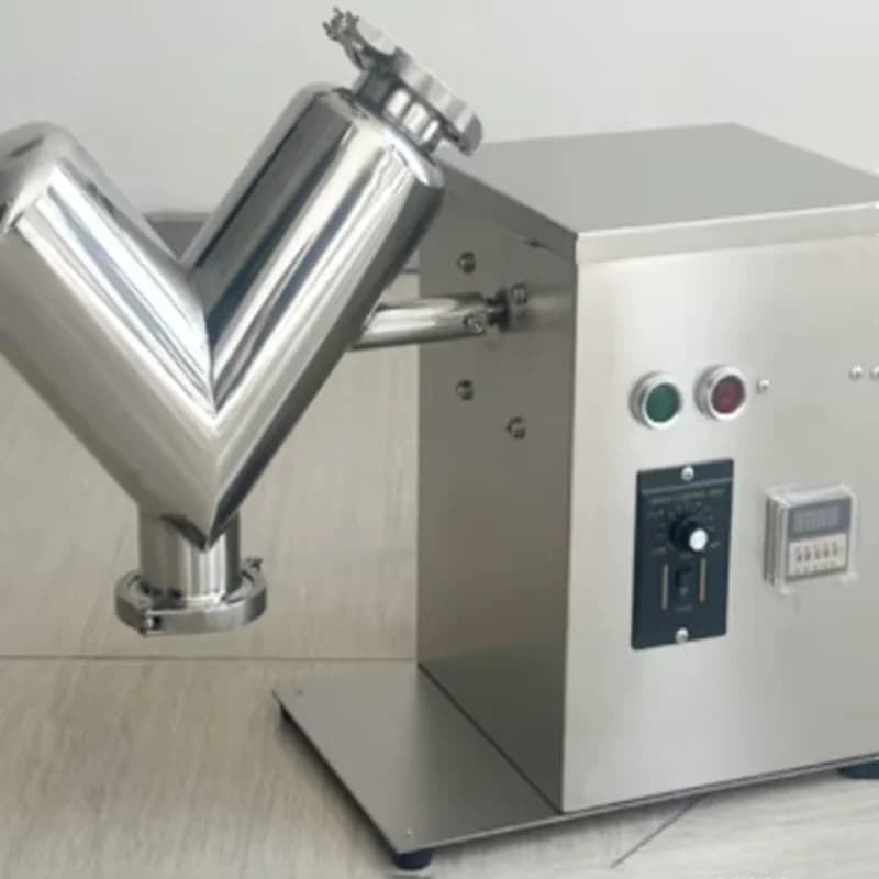 Hot Sell Lab Chemical Industry V Type Mixer V Cone Powder Mixer Food Powder Blender Machine