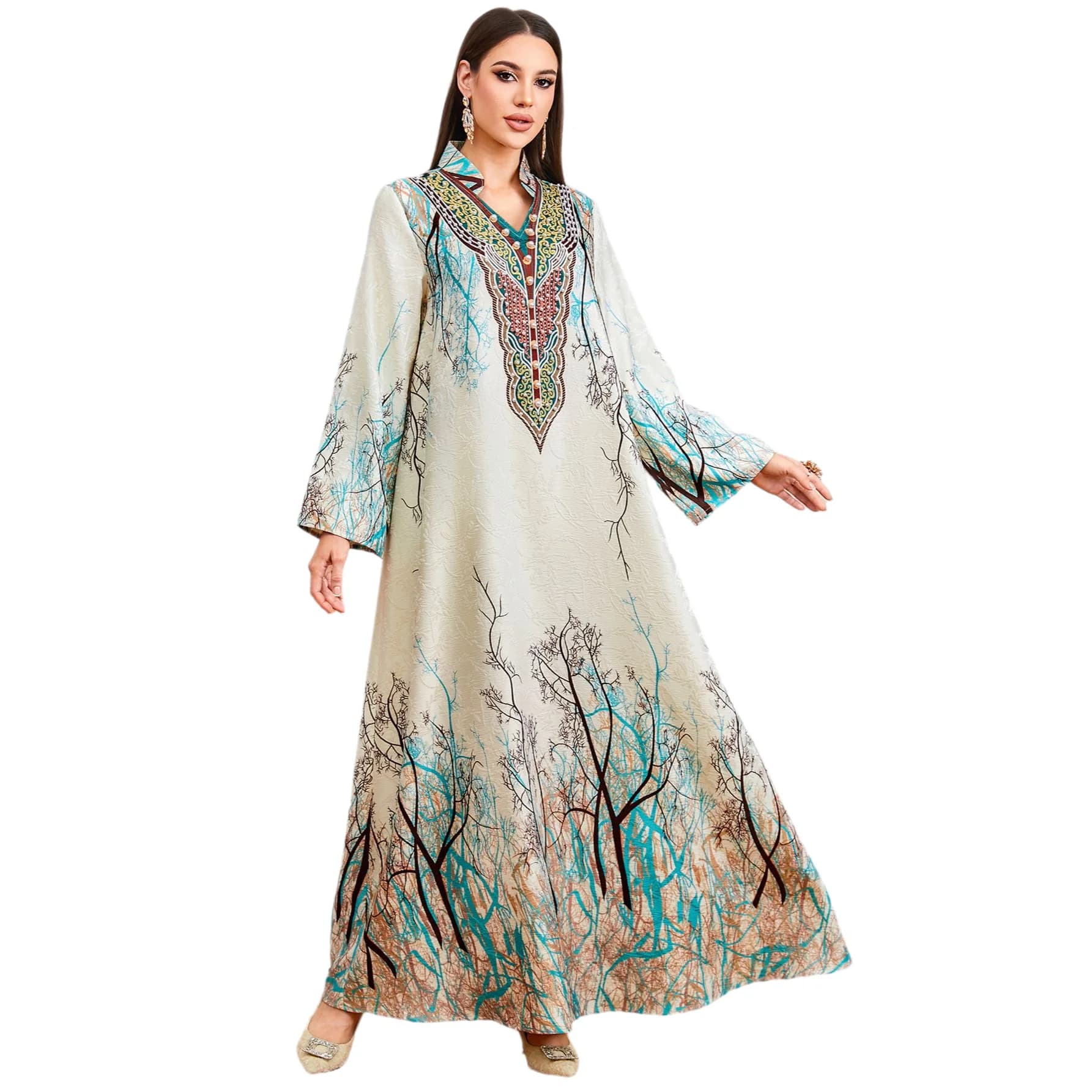 Abaya di Lusso per Donne Dubai 2026, Abito Musulmano Africano alla Moda, Caftano Marocchino, Vestiti da Sera, Boubou, Djellaba Femme