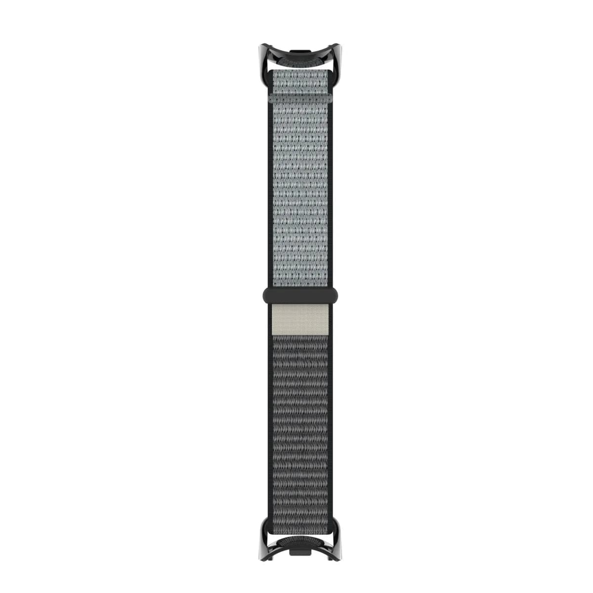 Cinturino ad anello in nylon velcro con una piccola tuta a coda per Xiaomi Miband8/9/10 Cinturino in nylon velcro con connettore in metallo