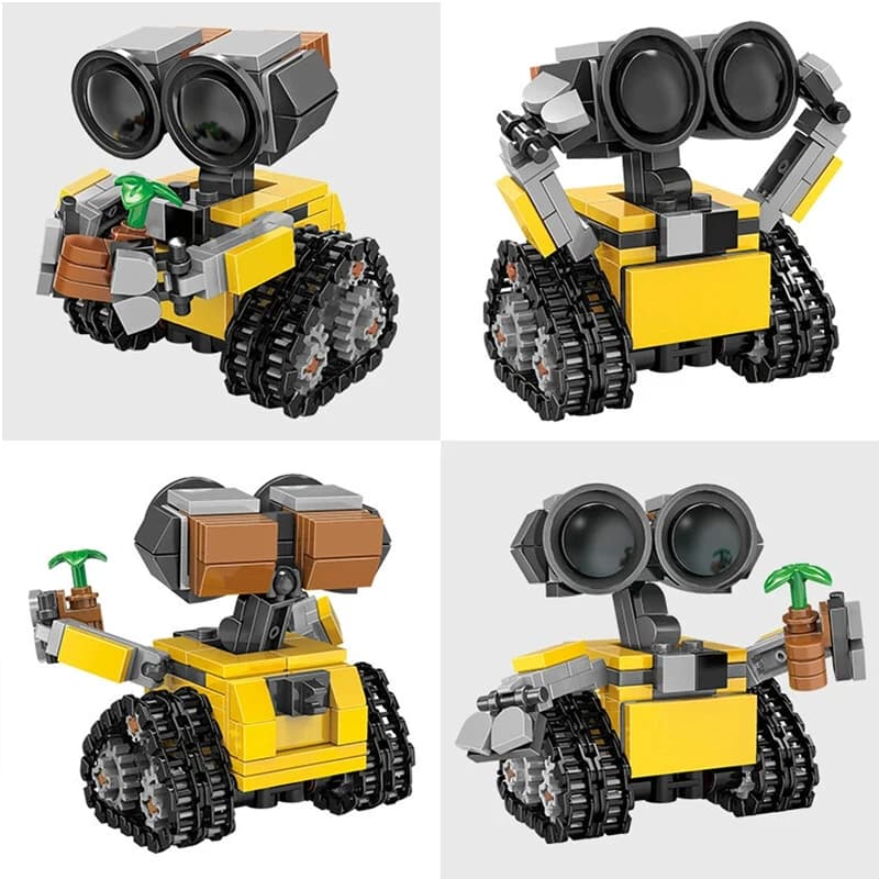 Hot Mini Wall-E Building Block Kit MOC Idea Technical Classic Film Model Building Block Assembly Toy for Kids Gift