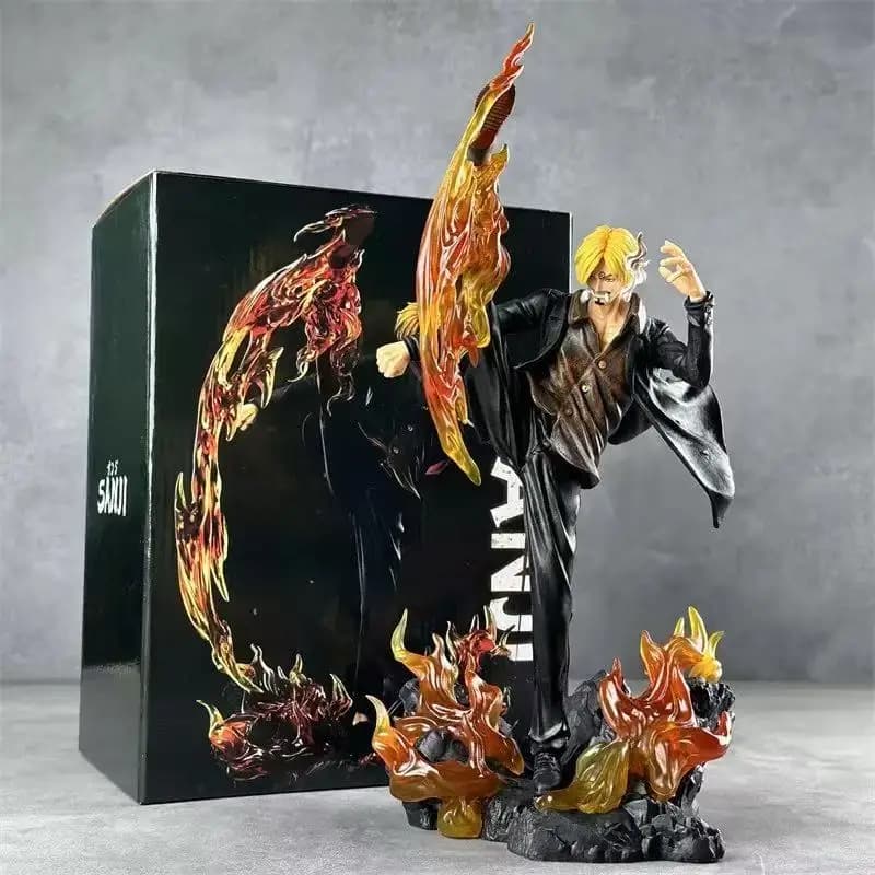 30 cm Anime One Piece Figure Kick The Leg Sanji GK Statua Action Figures Collezione di bambole Modello Giocattoli Regalo
