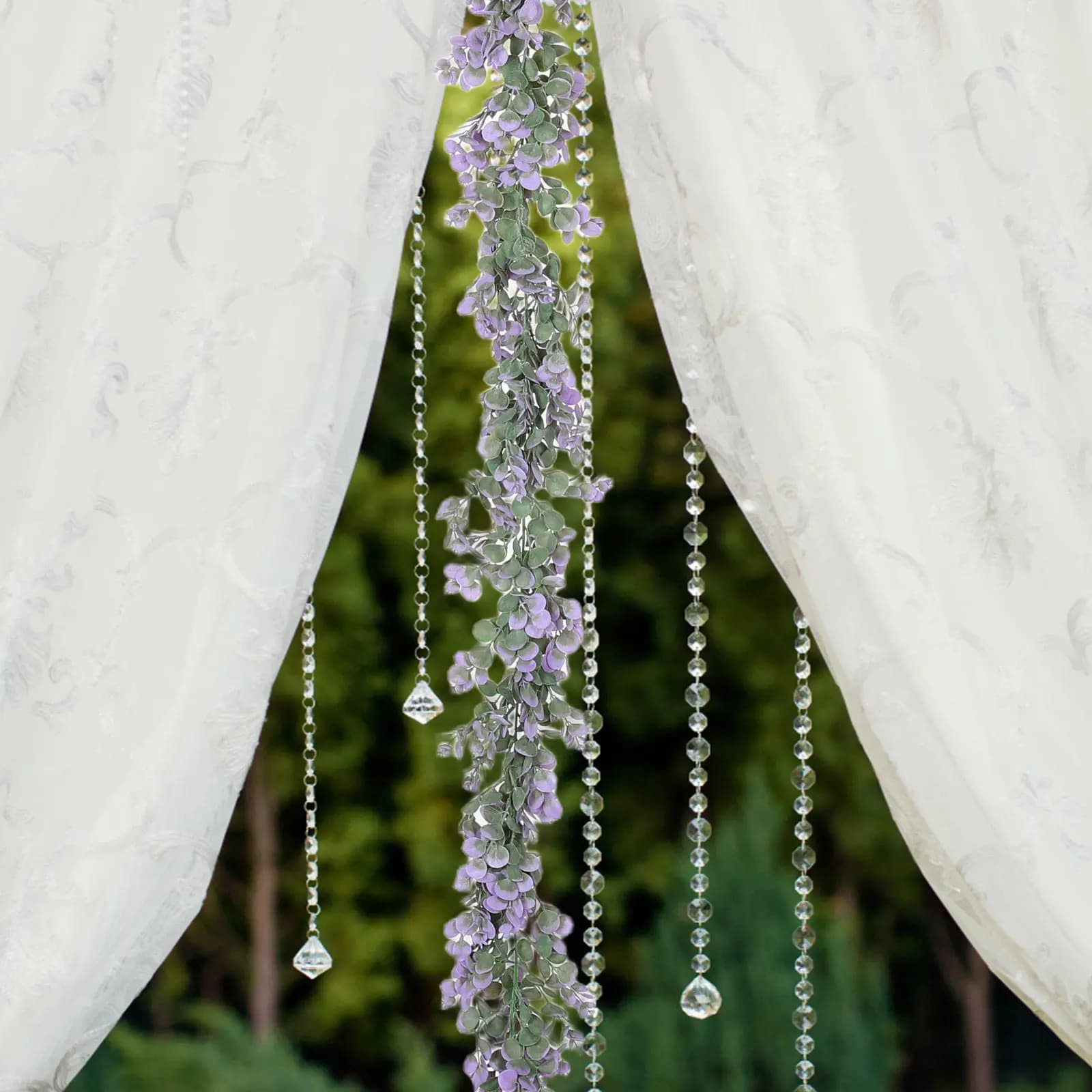 Premium Artificial Eucalyptus Vine Faux Hanging Greenery for Events Home Decor Wall Drape Floral Arrangement Simulation Plant