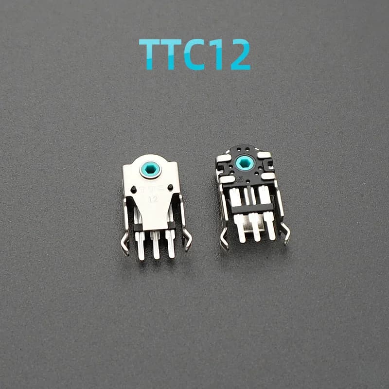 2 pcs TTC Mouse Highly Accurate Encoder 12mm Green Core for Steelseries First Mini Wireless RIVAL106 Razer Viper V2 Mini PRO