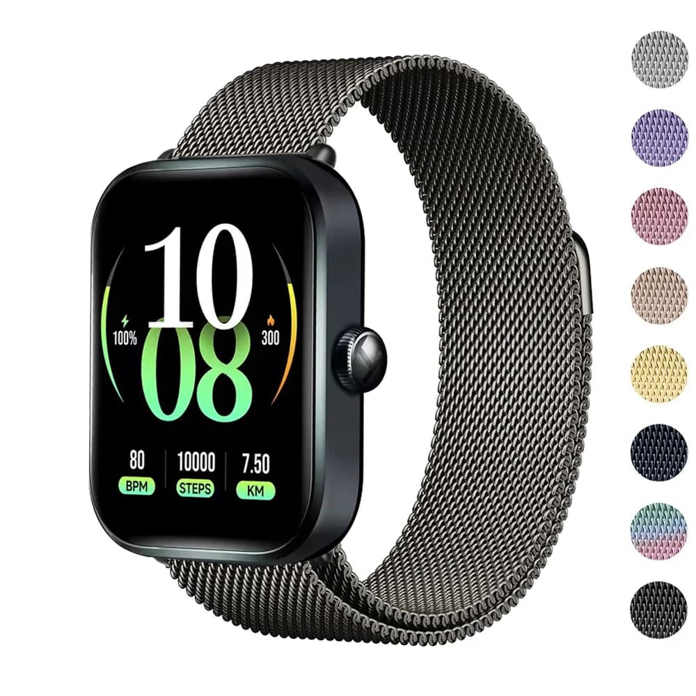 Cinturino ad anello per HAYLOU Watch 4 Smartwatch Cinturino magnetico in metallo in acciaio inossidabile per HAYLOU Watch 4 Accessori
