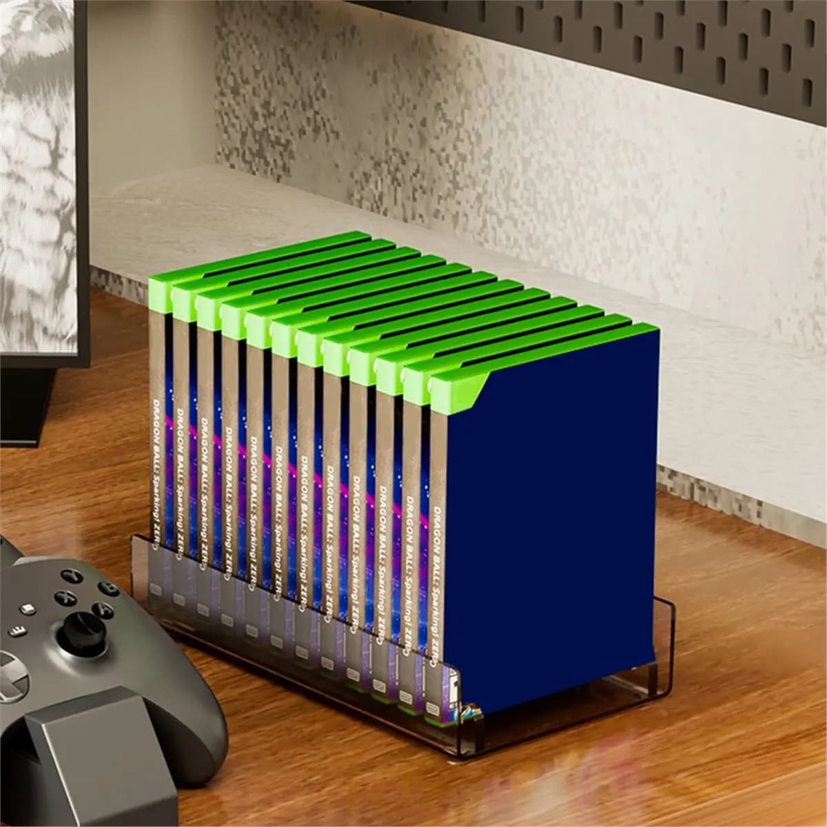 Supporto per Videogiochi a Torre per XBOX ONE, Porta Dischi da Gioco con 12 Slot, Espositore Verticale per Dischi