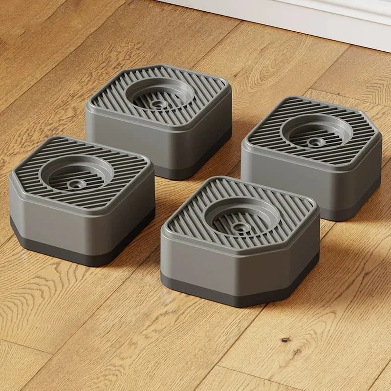 New Strengthen Washing Machine Anti Vibration Pads Rubber Feet Legs Mat Silent Washer Dryer Furniture Support Dampers Stand
