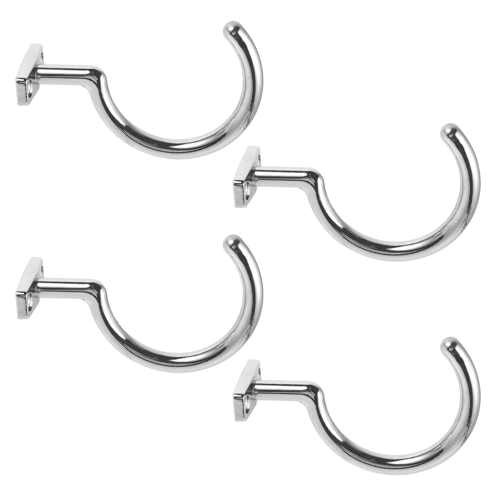 4 Pezzi Ganci Metallici per Tavolo da Biliardo, Porta Stecche da Snooker, Supporto Stabile per Stecche, Gancio per Stecche da Biliardo, Accessori per Club