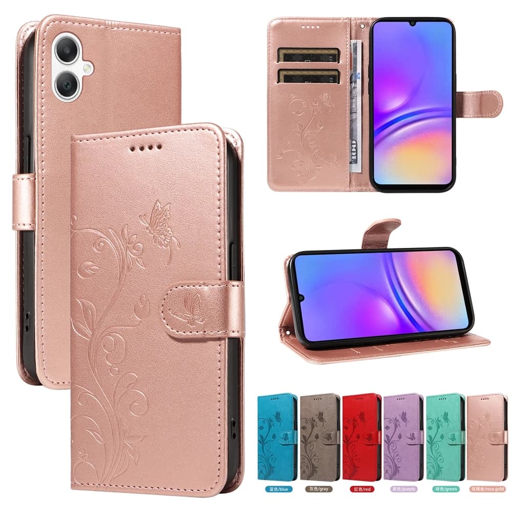 Magnetic Leather Wallet Case for Samsung Galaxy A07 A06 A05S A16 A26 A56 A52 A36 A33 A55 A35 A54 A53 A73 A25 A23 A13 Flip Cover