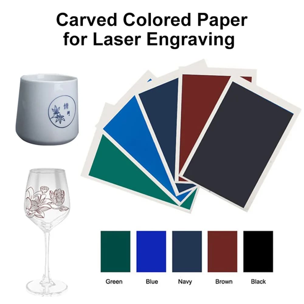 1 pcs engraving paper for engraving machine Laser engraving machine for ceramic glass transparent ceramic tile metal