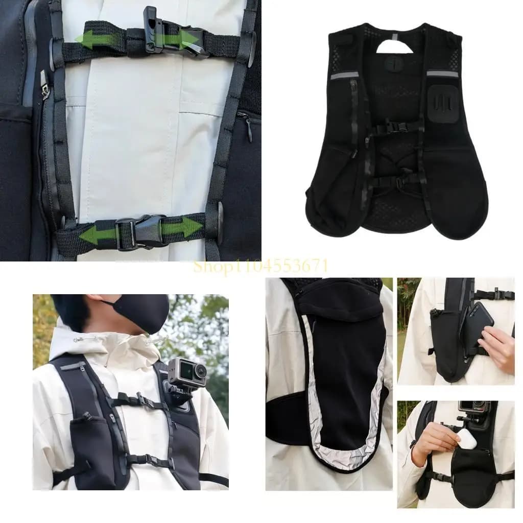 Best Seller Chest Straps Belt Harness Mount for Action Camera Cycling Accessories Comfortable Storage Chest Mount Straps