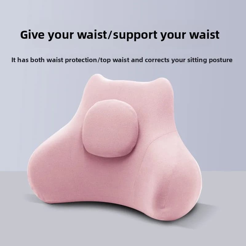 Cuscino del sedile Supporto ergonomico per la vita Cuscino del sedile da ufficio Schienale della sedia artefatto sedentario