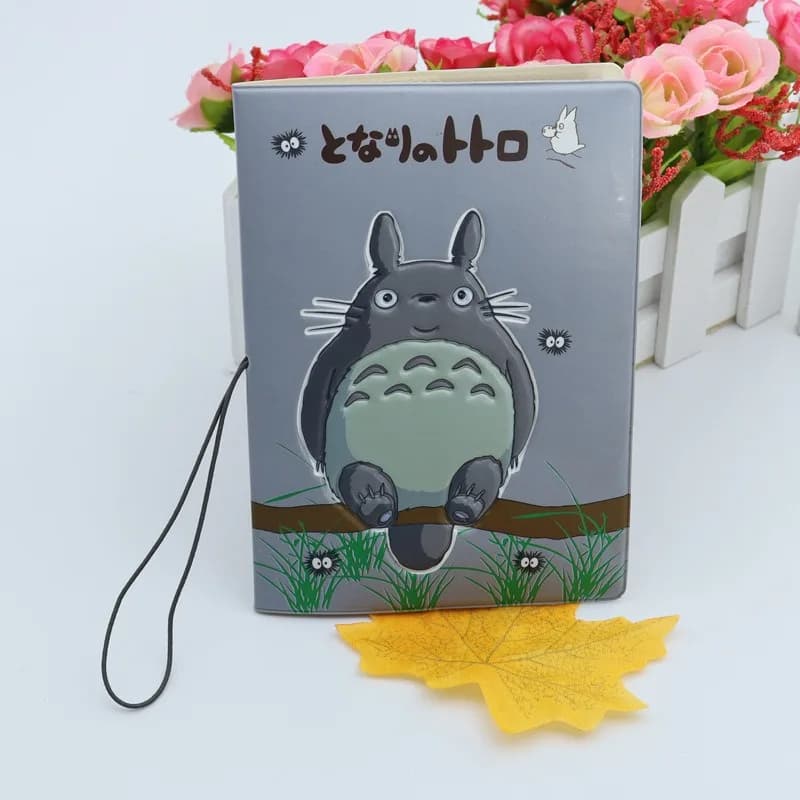 My Neighbor Totoro Cartoon Printed Passport Cover Multifunctional Document Holder Waterproof Card Protector for Travel ID Cards