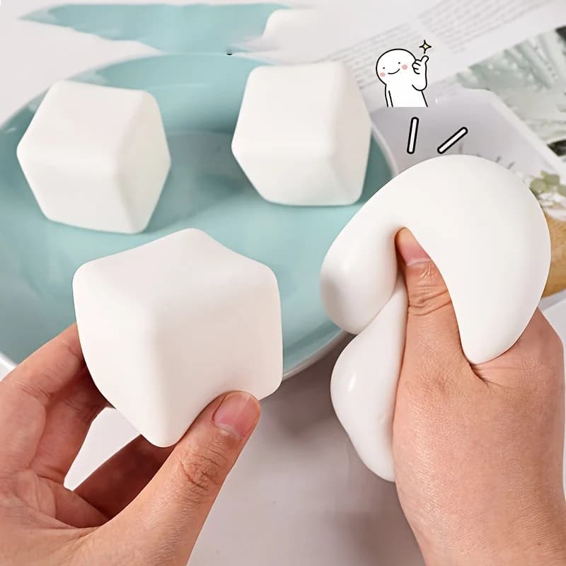 Shaky Water Dough Tofu Squishy Balls Soft Squeeze Anti-Stress Sensory Toy Bulk Presents for Autism Children Adults